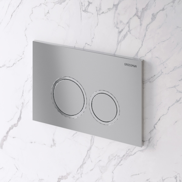 Клавиша смыва Grossman Galaxy 700.K31.01.110.110 хром матовый